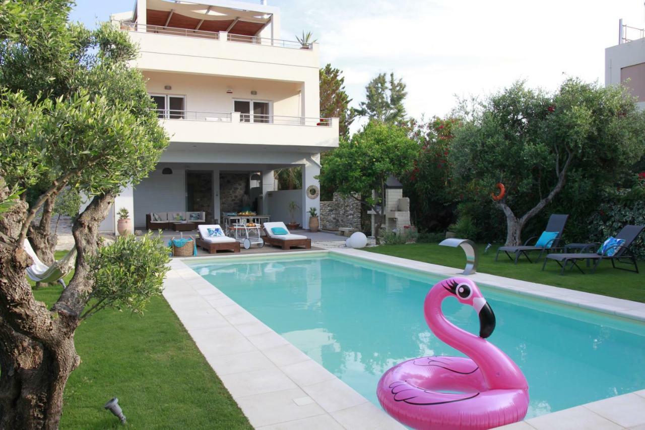 Elia Seaside Villa, Amazing 2-story Eco Pool House! Вилла Киссамос